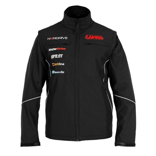 ΜΠΟΥΦΑΝ/ΤΖΑΚΕΤ ΜΑΚΡΥΜΑΝΙΚΟ LAMPA (XL) ΣΕ ΜΑΥΡΟ ΧΡΩΜΑ ΜΕ ΑΠΟΣΠΩΜΕΝΑ ΜΑΝΙΚΙΑ