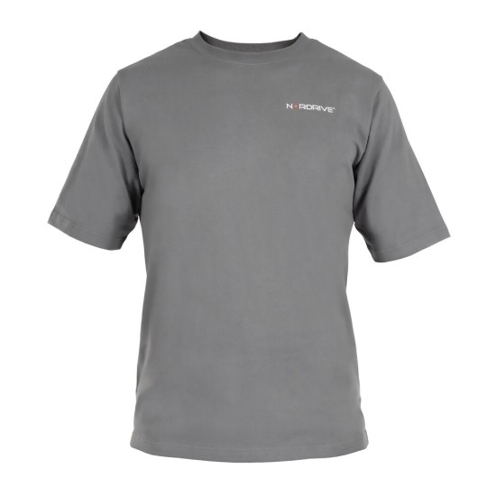 ΜΠΛΟΥΖΑΚΙ T-SHIRT ΓΚΡΙ NORDRIVE (M) 100% ΒΑΜΒΑΚΕΡΟ 1ΤΕΜ.