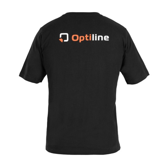 ΜΠΛΟΥΖΑΚΙ T-SHIRT ΜΑΥΡΟ OPTILINE (L) 100% ΒΑΜΒΑΚΕΡΟ 1ΤΕΜ.