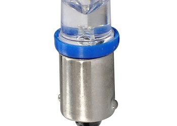 T4W 12V 0,29W BA9s (ΜΙΝΙΟΝ) LED 1xFlux 8mm ΜΠΛΕ BLISTER 2ΤΕΜ.