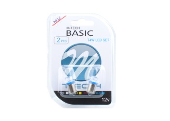 T4W 12V 0,29W BA9s (ΜΙΝΙΟΝ) LED 1xFlux 8mm ΜΠΛΕ BLISTER 2ΤΕΜ.