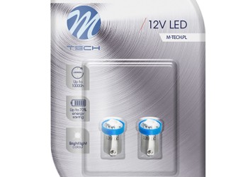 T4W 12V 0,24W BA9s (ΜΙΝΙΟΝ) LED 1xSMD5050 ΜΠΛΕ BLISTER 2ΤΕΜ. M-TECH