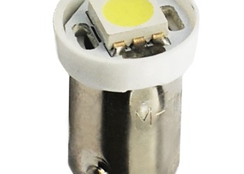 T4W 12V 0,24W BA9s (ΜΙΝΙΟΝ) LED 1xSMD5050 ΛΕΥΚΟ BLISTER 2ΤΕΜ.