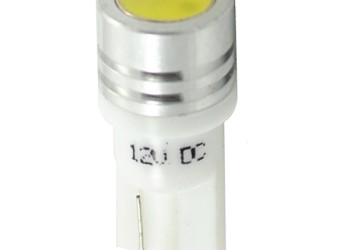 T10 W5W 12V W2,1x9,5d LED 1xHP ΛΕΥΚΟ (ΚΑΡΦΩΤΟ ΑΚΑΛΥΚΟ) BLISTER 2ΤΕΜ. M-TECH