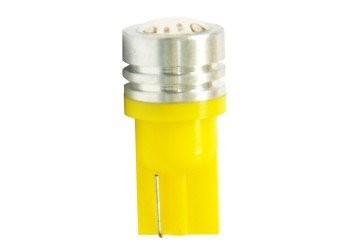 T10 W5W 12V W2,1x9,5d LED 1xHP ΚΙΤΡΙΝΟ (ΚΑΡΦΩΤΟ ΑΚΑΛΥΚΟ) BLISTER 2ΤΕΜ. M-TECH