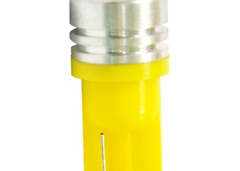 T10 W5W 12V W2,1x9,5d LED 1xHP ΚΙΤΡΙΝΟ (ΚΑΡΦΩΤΟ ΑΚΑΛΥΚΟ) BLISTER 2ΤΕΜ. M-TECH