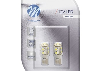 T10 W5W 12V W2,1x9,5d LED 9xSMD3528 ΜΠΛΕ (ΚΑΡΦΩΤΟ ΑΚΑΛΥΚΟ) BLISTER 2ΤΕΜ. M-TECH