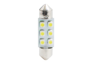 ΛΑΜΠΑΚΙΑ ΠΛΑΦΟΝΙΕΡΑΣ C5W/C10W 12V 0,48W SV8,5 36mm LED 6xSMD3528 ΠΡΑΣΙΝΟ BLISTER 2ΤΕΜ. M-TECH