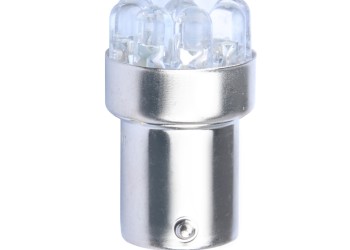 R5W/R10W 12V BA15s LED 9xSMD3014 ΚΟΚΚΙΝΟ (ΜΟΝΟΠΟΛΙΚΟ) BLISTER 2ΤΕΜ. M-TECH