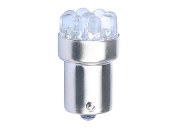 R5W/R10W 12V BA15s LED 9xSMD3014 ΚΙΤΡΙΝΟ (ΜΟΝΟΠΟΛΙΚΟ) BLISTER 2ΤΕΜ. M-TECH