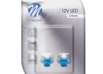 BAX 12V B8,4d 0,2W LED 1xFLUX 5mm ΜΠΛΕ BLISTER 2ΤΕΜ. M-TECH