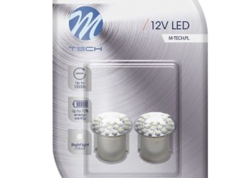 R5W/R10W 12V BA15s 1,44W LED 22xSMD3020 PREMIUM ΛΕΥΚΟ BLISTER 2ΤΕΜ. M-TECH