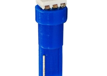 T5 12V W2x4,6d LED 1xSMD5050 ΜΠΛΕ (ΚΑΡΦΩΤΟ ΑΚΑΛΥΚΟ) BLISTER 2ΤΕΜ.