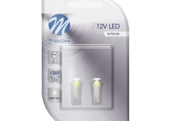 T5 12V W2x4,6d LED 1xSMD5050 ΛΕΥΚΟ (ΚΑΡΦΩΤΟ ΑΚΑΛΥΚΟ) BLISTER 2ΤΕΜ.