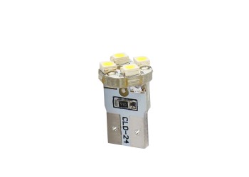 W5W 12V T10 W2,1x9,5d LED 4xSMD3528 ΛΕΥΚΟ (ΚΑΡΦΩΤΟ ΑΚΑΛΥΚΟ) BLISTER 2ΤΕΜ.