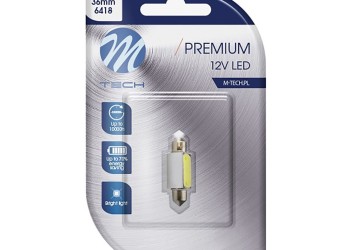 ΛΑΜΠΑΚΙΑ ΠΛΑΦΟΝΙΕΡΑΣ C5W 12V 1,5W SV8,5 36mm LED 1xHP PREMIUM BLISTER ΛΕΥΚΟ 1 ΤΕΜ.