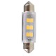 ΛΑΜΠΑΚΙΑ ΠΛΑΦΟΝΙΕΡΑΣ C5W/C10W 12V SV8.5 0,75W 41mm 6xSMD2835 LED OSRAM ΛΕΥΚΟ  BLISTER 2ΤΕΜ. M-TECH