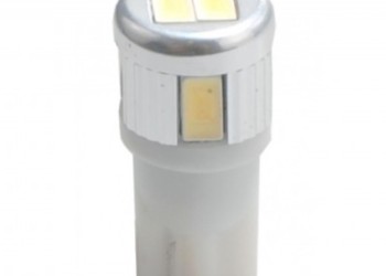 T10 W5W 12V W2,1x9,5d LED 6xSMD5730 ΛΕΥΚΟ (ΚΑΡΦΩΤΟ ΑΚΑΛΥΚΟ) BLISTER 2ΤΕΜ. M-TECH