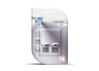 W21W (T20) 12V W3x16d 9xSMD2835 LED OSRAM ΛΕΥΚΟ BLISTER 2ΤΕΜ. M-TECH