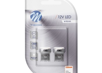 W21W (T20) 12V W3x16d 9xSMD2835 LED OSRAM ΛΕΥΚΟ BLISTER 2ΤΕΜ. M-TECH