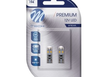 T10 W5W 12V W2,1x9,5d LED 8xSMD3528 ΛΕΥΚΟ (ΚΑΡΦΩΤΟ CAN-BUS) BLISTER 2ΤΕΜ. M-TECH