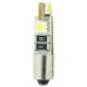 T4W 12V 0,64W BA9s (ΜΙΝΙΟΝ) LED 4xSMD5050 CAN-BUS ΛΕΥΚΟ BLISTER 2ΤΕΜ. M-TECH