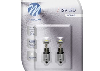 T4W 12V 0,72W BA9s (ΜΙΝΙΟΝ) LED 1xSMD5050 CAN-BUS ΛΕΥΚΟ BLISTER 2ΤΕΜ.