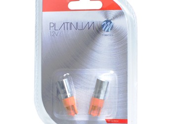 T10 W5W 12V W2,1x9,5d LED 1xCREE ΛΕΥΚΟ (ΚΑΡΦΩΤΟ CAN-BUS) BLISTER 2ΤΕΜ. M-TECH