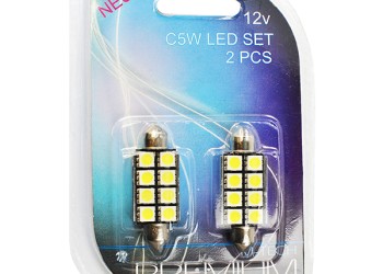 ΛΑΜΠΑΚΙΑ ΠΛΑΦΟΝΙΕΡΑΣ C5W/C10 12V 1,92W SV8,5 41mm