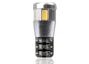 T10 W5W 12V W2,1x9,5d LED 6xSMD5730 ΛΕΥΚΟ (ΚΑΡΦΩΤΟ CAN-BUS) 2ΤΕΜ. M-TECH