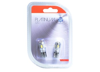 T10 W5W 12V W2,1x9,5d LED 6xSMD5730 ΛΕΥΚΟ (ΚΑΡΦΩΤΟ CAN-BUS) 2ΤΕΜ. M-TECH