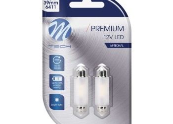 ΛΑΜΠΑΚΙΑ ΠΛΑΦΟΝΙΕΡΑΣ C5W/C10W 39mm SV8.5 12V 170lm 2x2835SMD LED DIODA PREMIUM CAN-BUS ΛΕΥΚΟ 2ΤΕΜ.