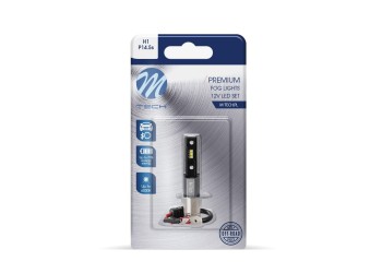 H1 12V P14.5s 6xSMD1616 LED 6.000K 280lm PREMIUM FOG LED  M-TECH - 1 ΤΕΜ.