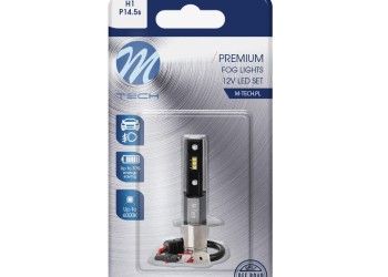 H1 12V P14.5s 6xSMD1616 LED 6.000K 280lm PREMIUM FOG LED  M-TECH - 1 ΤΕΜ.