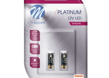 T10 W5W 12V W2.1x9.5d 1,6W 2xHP LED ΛΕΥΚΟ CAN-BUS BLISTER 2ΤΕΜ. M-TECH