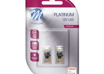 T10 W5W 12V W2.1x9.5d 1,6W 1xHP LED ΛΕΥΚΟ CAN-BUS BLISTER 2ΤΕΜ. M-TECH