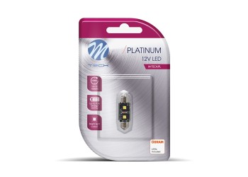 ΛΑΜΠΑΚΙΑ ΠΛΑΦΟΝΙΕΡΑΣ C5W 12V SV8.5 3,2W 420lm 41mm 2xHP LED OSRAM ΛΕΥΚΟ BLISTER 1ΤΕΜ. M-TECH