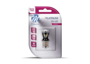 P21W 12/24V Ba15s 3,5W 450lm 14xSMD LED CAN-BUS ΛΕΥΚΟ BLISTER M-TECH 1ΤΕΜ.