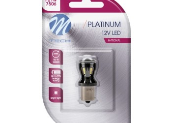 P21W 12/24V Ba15s 3,5W 450lm 14xSMD LED CAN-BUS ΛΕΥΚΟ BLISTER M-TECH 1ΤΕΜ.