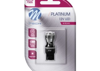 W21W (T20) 12/24V W3x16d 14xSMD2835 LED ΚΟΚΚΙΝΟ CAN-BUS BLISTER​  M-TECH - 1 ΤΕΜ.