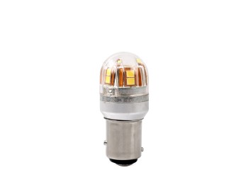 P21/5W 12/24V BAY15d 2,8W 15xSMD2835 LED ΛΕΥΚΟ CAN-BUS BLISTER M-TECH 1ΤΕΜ.