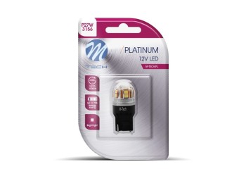 P27W 3156 12/24V W2.5x16d 1,5W 15xSMD LED ΛΕΥΚΟ CANBUS BLISTER M-TECH -  1ΤΕΜ.