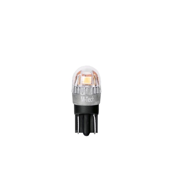 ΛΑΜΠΑΚΙΑ T10 W5W W2.1x9.5d 12/24V 1,4W 65lm 5x2835SMD LED 5700K ΠΟΡΤΟΚΑΛΙ BLISTER 2 ΤΕΜ.