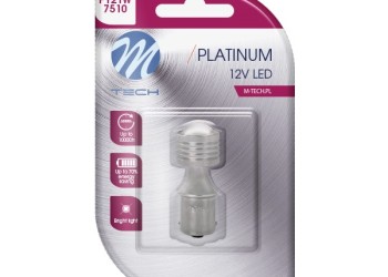 PY21W 12/24V BAU15s 2,8W 450lm 4xHP LED CANBUS ΚΙΤΡΙΝΟ BLISTER M-TECH -1ΤΕΜ.