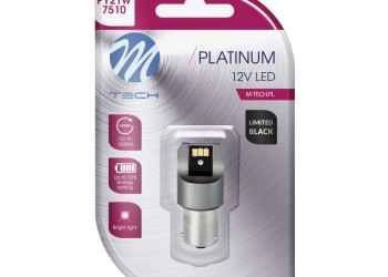 P21W 12/24V BA15s 6xSMD3020 CAN-BUS ΠΟΡΤΟΚΑΛΙ LIMITED BLACK BLISTER M-TECH -   1 ΤΕΜ