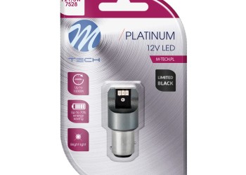 P21/5W 12/24V BAY15d 6xSMD3020 CAN-BUS ΚΟΚΚΙΝΟ LIMITED BLACK BLISTER M-TECH -   1 ΤΕΜ