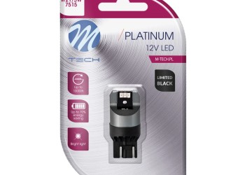 W21/5W (T20) 12/24V W3x16q 6xSMD3020 CAN-BUS ΚΟΚΚΙΝΟ LIMITED BLACK BLISTER M-TECH - 1 Τεμ.