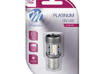 P21W 12/24V BA15s 12xSMD3030 LED CAN-BUS ΛΕΥΚΟ PLATINIUM BLISTER 1ΤΕΜ M-TECH