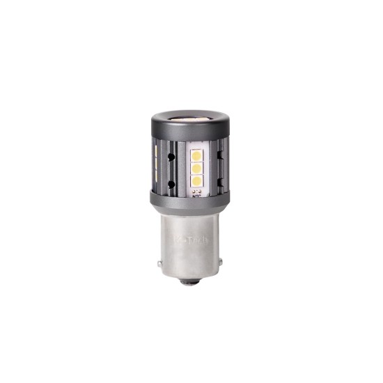 ΛΑΜΠΑΚΙ P21W 12/24V 1156 BA15s 600lm 4W 15x3030SMD LED CAN-BUS ΛΕΥΚΟ PLATINIUM BLISTER M-TECH - 1 ΤΕΜ.