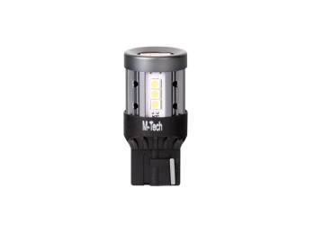 ΛΑΜΠΑΚΙ W21W T20 7440 W3x16d 12/24V 600lm 4W 15x3030SMD LED CAN-BUS PLATINIUM ΛΕΥΚΟ BLISTER - 1 ΤΕΜ.